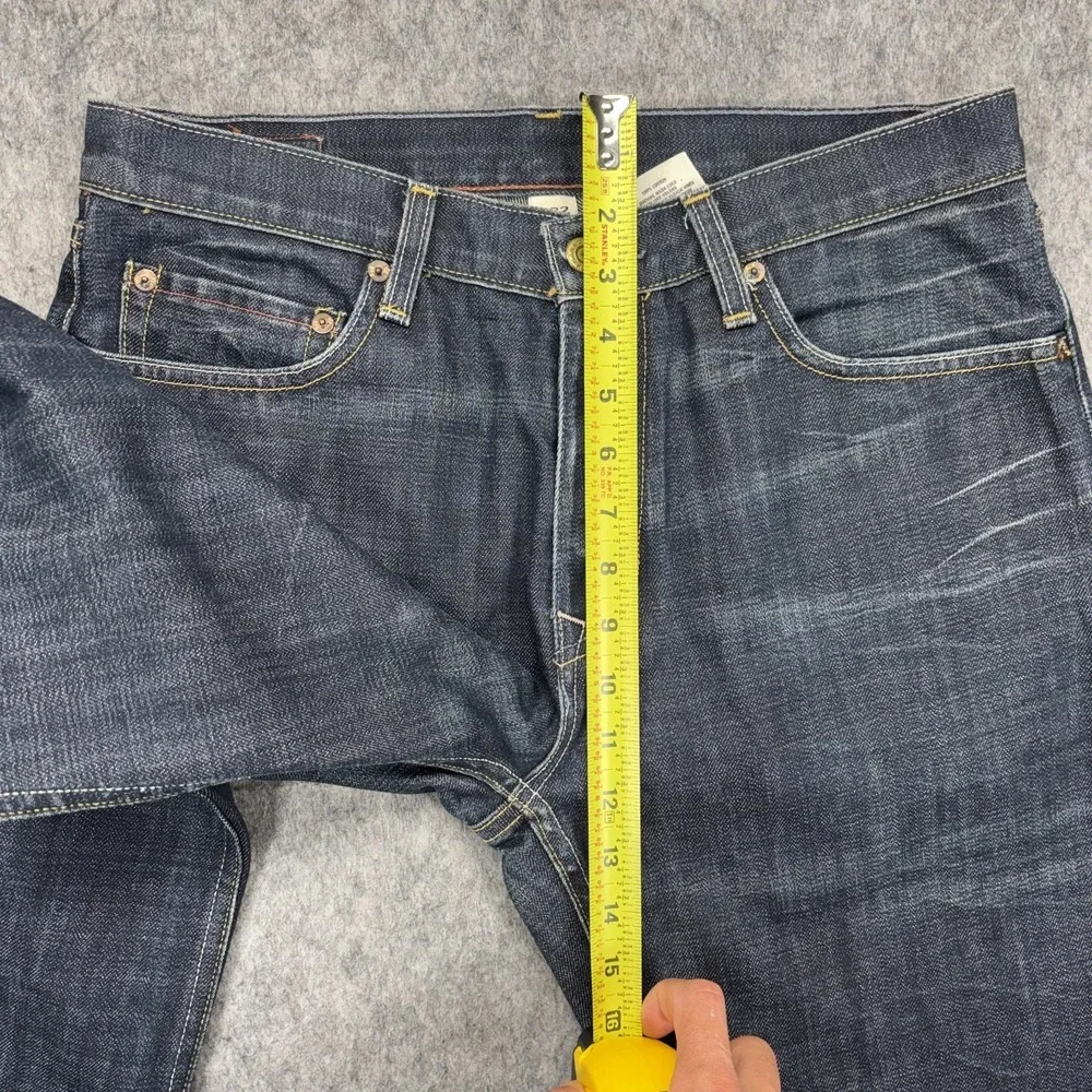 Banana Republic Straight Leg Button Fly‎ Jeans Men's 32x32 Fades Hige Americana